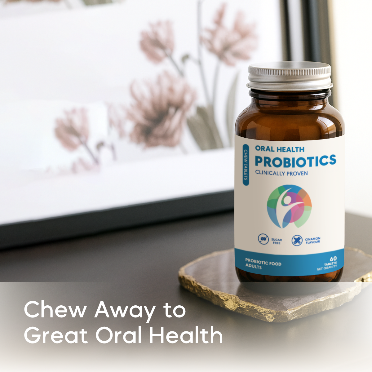 Oral Health Probiotic Chewable Tablets _ Freshen breath _ Oral care