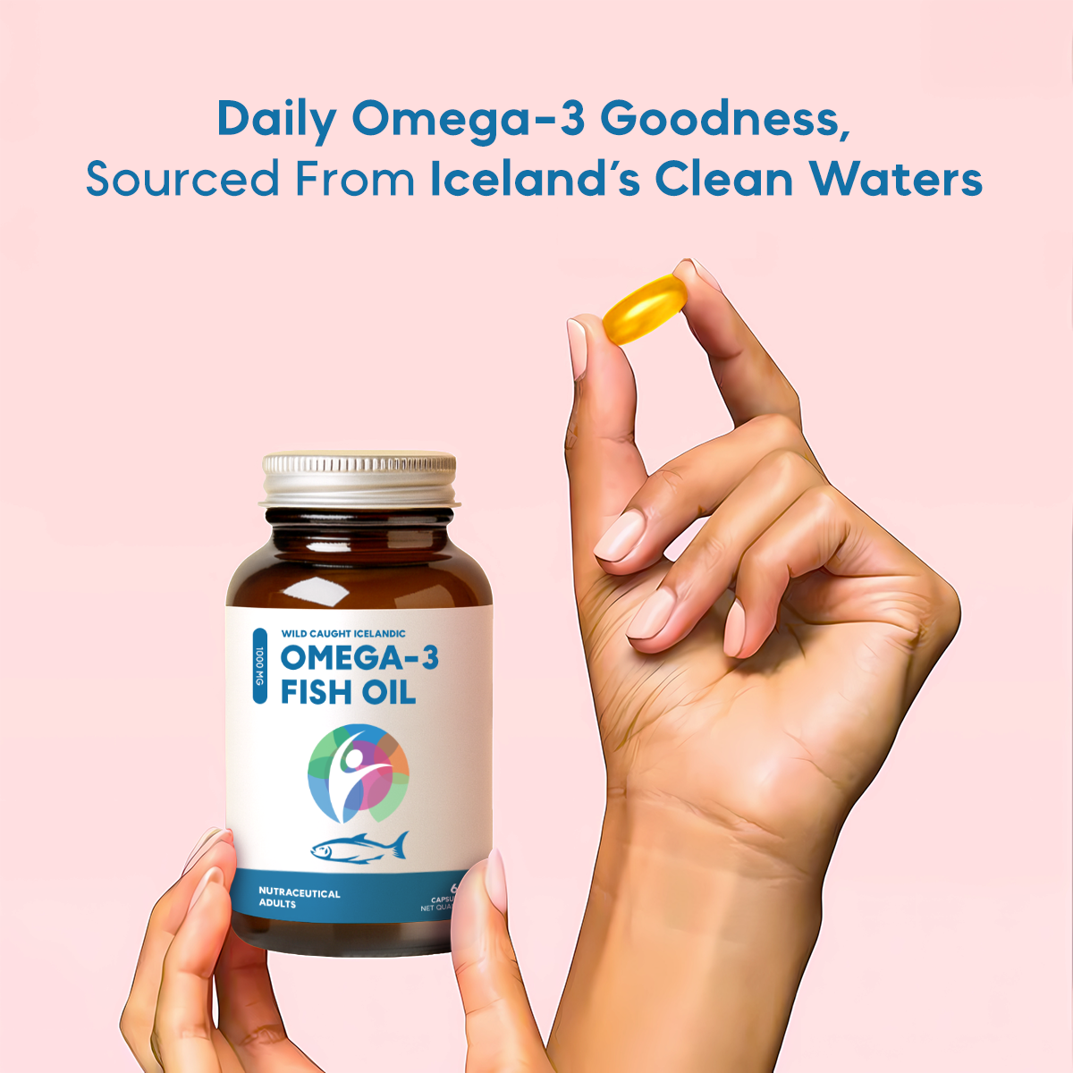 Icelandic Omega-3 Fish Oil _ 1000mg fish oil with EPA & DHA