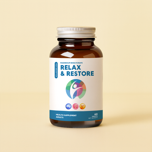 Relax & Restore _ Magnesium bisglycinate muscle relaxation supplement
