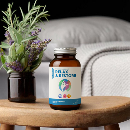 Relax & Restore _ Magnesium bisglycinate muscle relaxation supplement